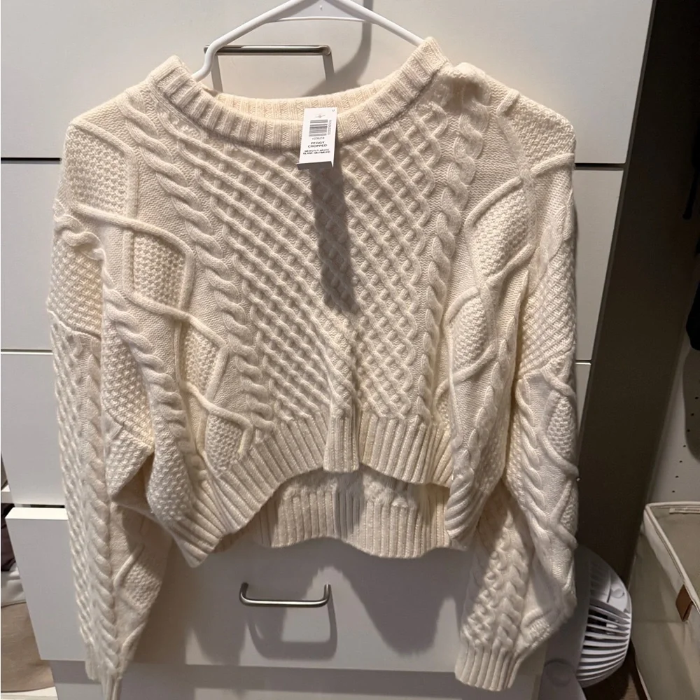 Sunday Best Peggy Cropped Sweater NWT - Picture 7 of 7